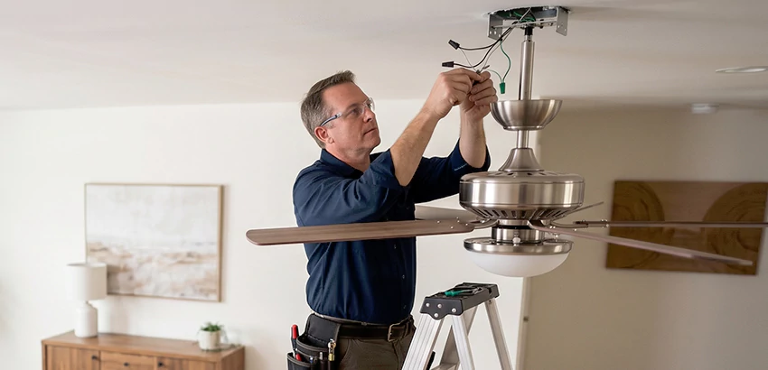 Ceiling Fan Light and Switch Repair in Daytona Beach