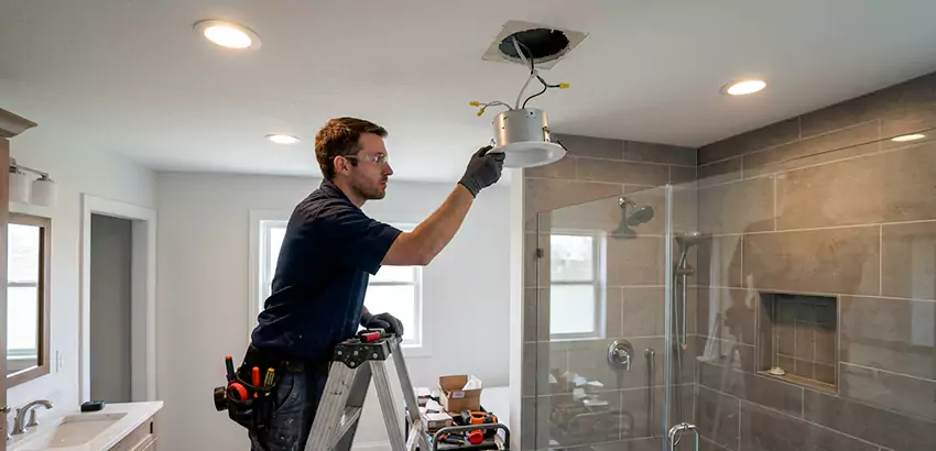 Bathroom and Shower Recessed Lighting Installation in Daytona Beach